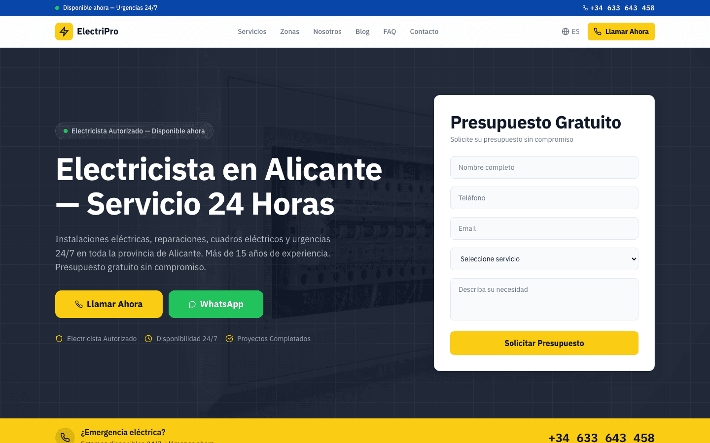 ElectriPro — Local Services
