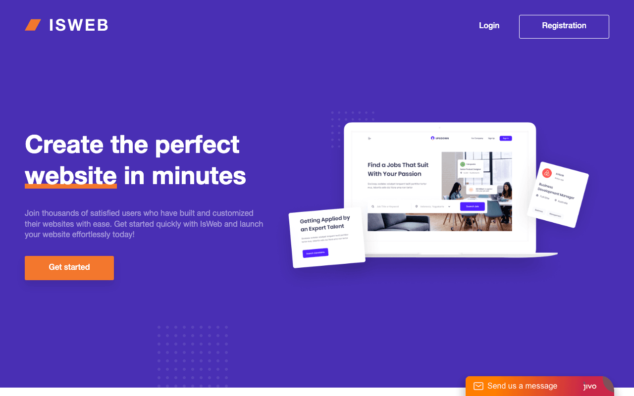 IsWeb — Website Builder